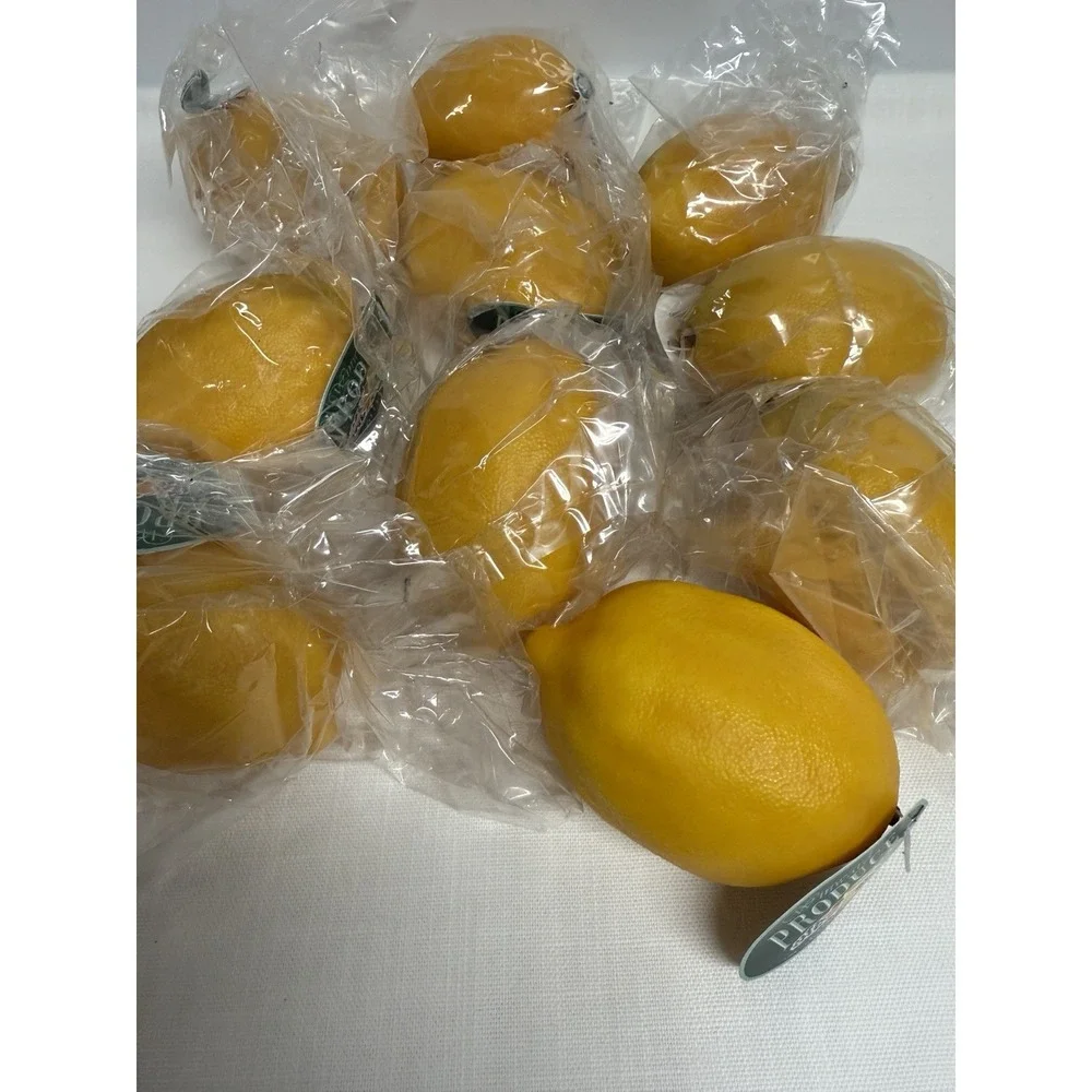 Winward Produce Lemon Faux Fruit Realistic Simulation Hand Painted Prop Decor 10